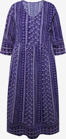 Ulla Popken Dress in Purple: front