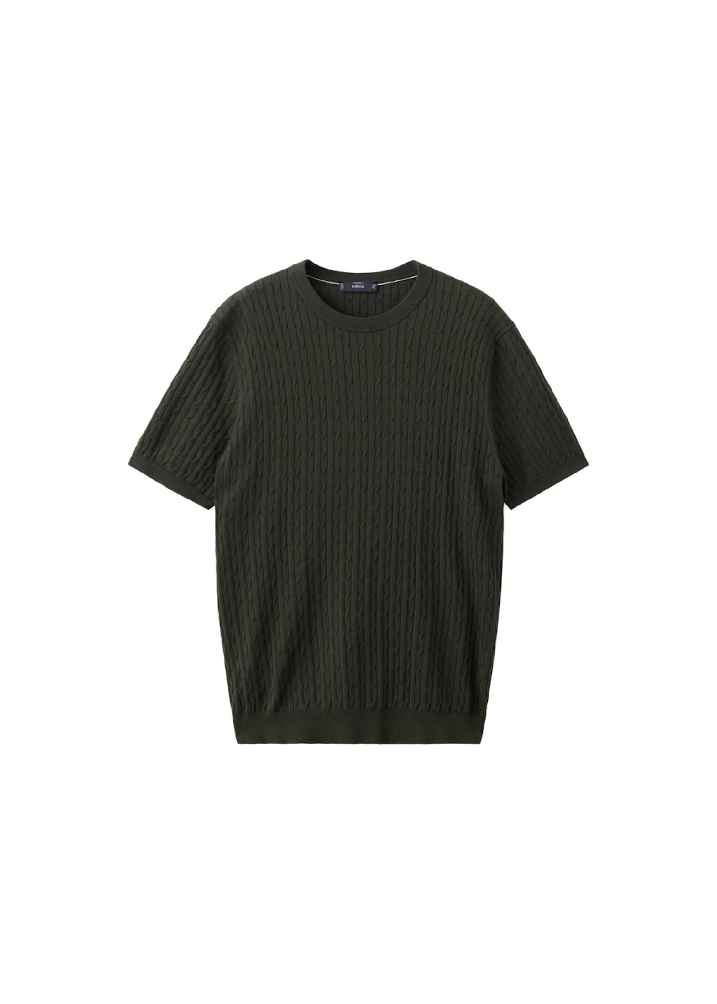 MANGO MAN Shirt 'Muga' in Brown: front