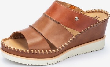 PIKOLINOS Mules in Brown: front