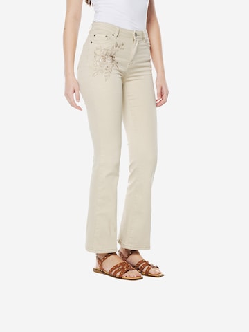 Bootcut Jean KOROSHI en beige