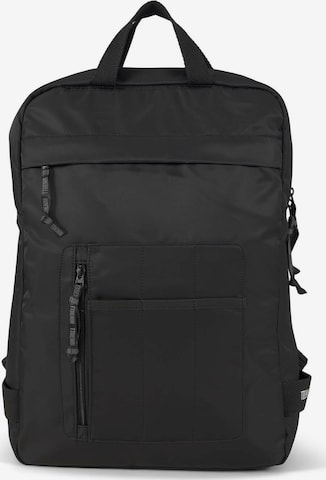 TOM TAILOR DENIM Backpack 'Tacoma' in Black: front