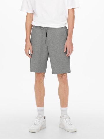 Only & Sons Pants 'Ceres' in Grey: front