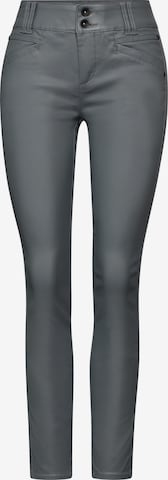 STREET ONE Slimfit Hose in Grau: Vorderseite