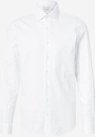 Calvin Klein Regular fit Πουκάμισο σε λευκό: μπροστά