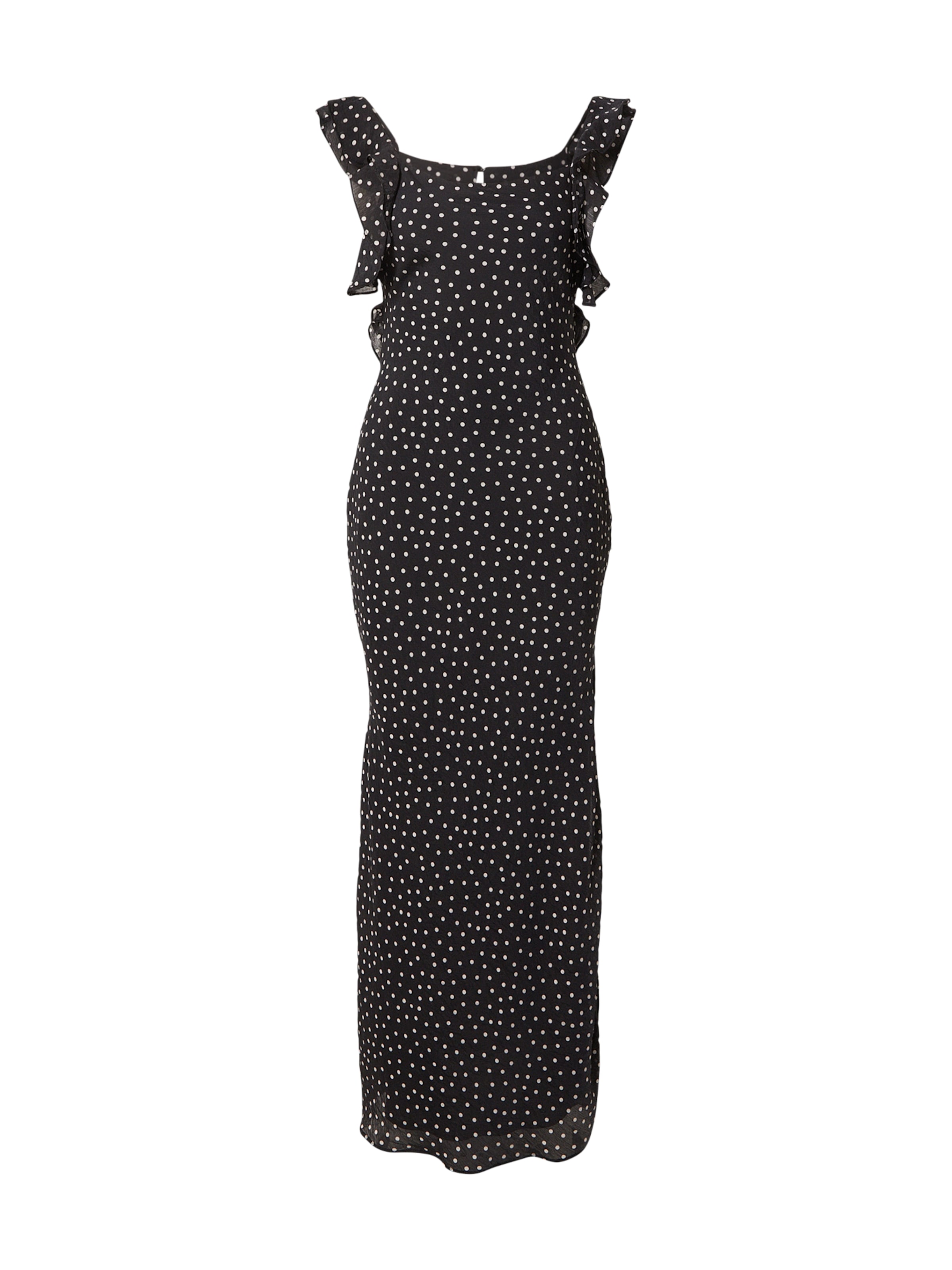 TOPSHOP - Vestido 'MANA' em preto: frente