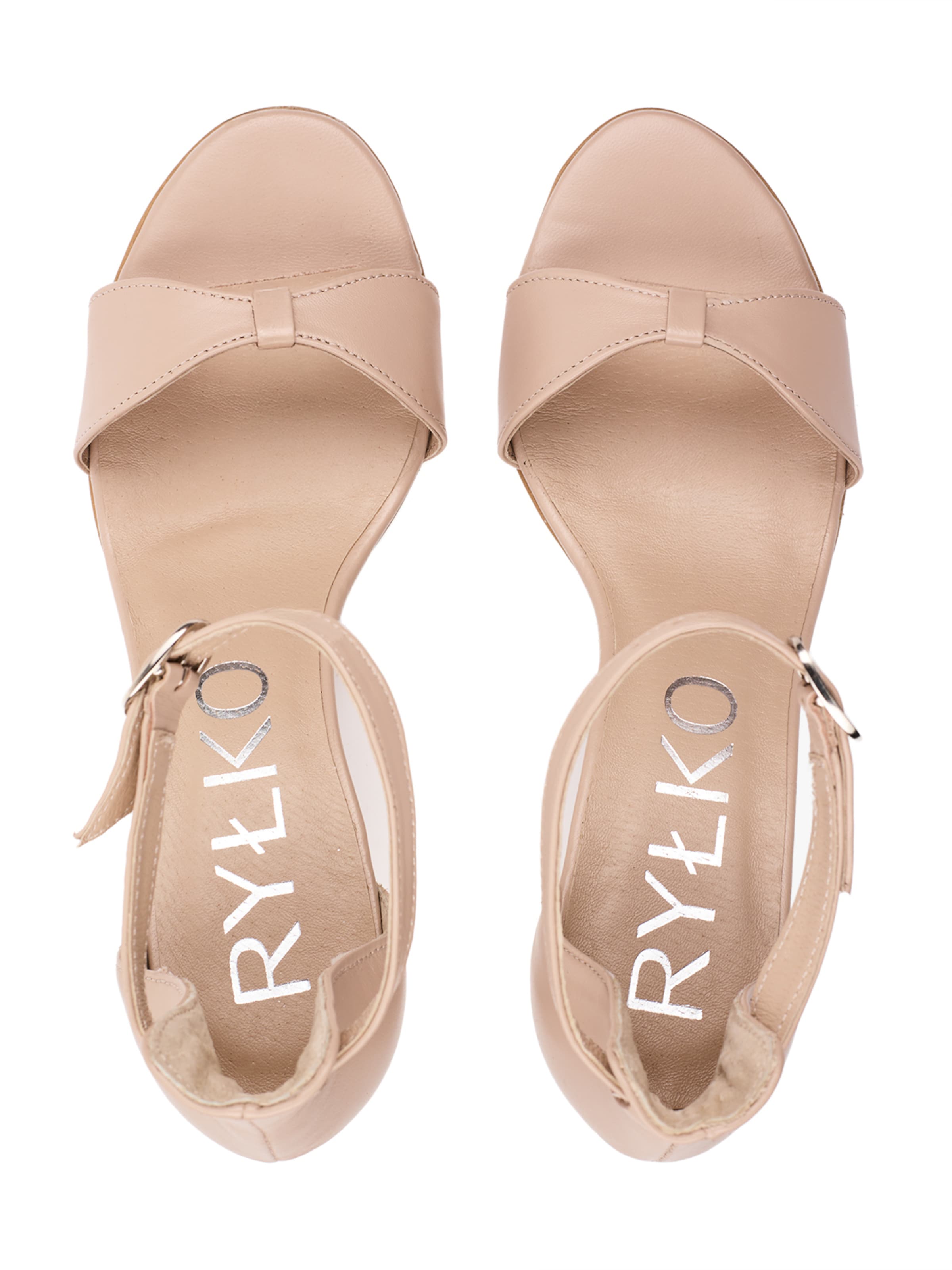 Sandales à lanières RYŁKO en beige