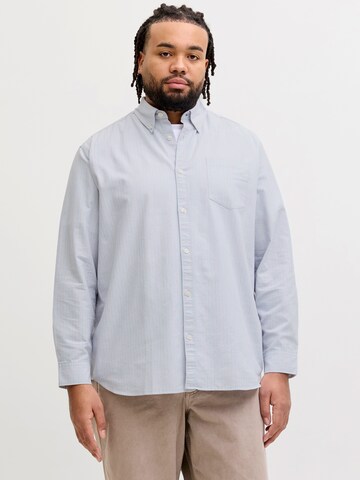 Jack & Jones Plus Regularny krój Koszula 'JORNORREBRO' w kolorze niebieski: przód