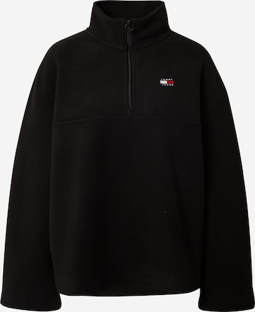 Tommy Jeans Sweatshirt in Black: front