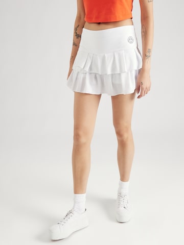 BIDI BADU Athletic Skorts in White: front