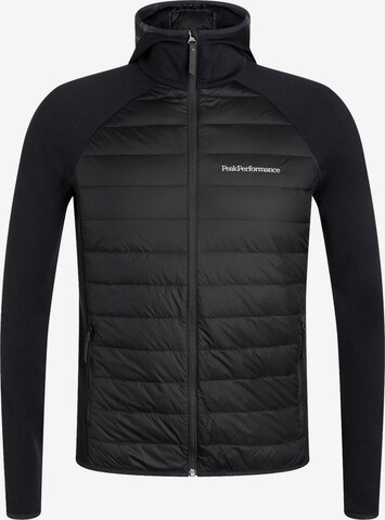 PEAK PERFORMANCE Sportjacke 'Hybrid' in Schwarz: predná strana