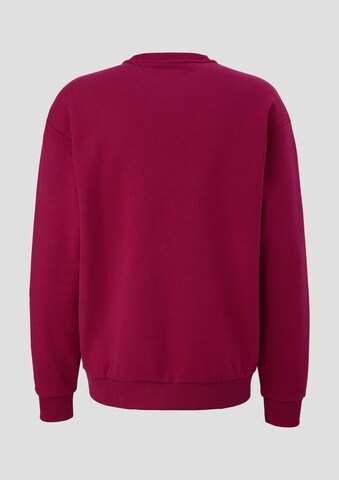 QS - Sweatshirt em vermelho