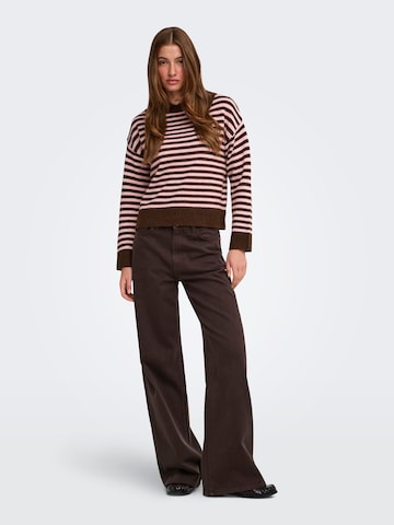 ONLY Pullover 'ONLALIVIA' in Braun