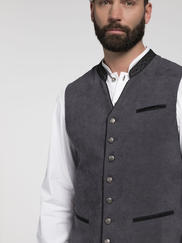 Gilet folklorique 'Boris' SPIETH & WENSKY en gris