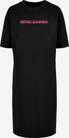 Merchcode Dress 'Summer - Retro' in Black: front