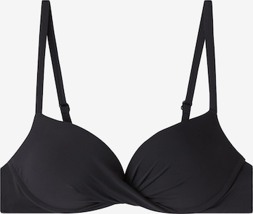 CALZEDONIA Push-up Bikinitop in Schwarz: Vorderseite