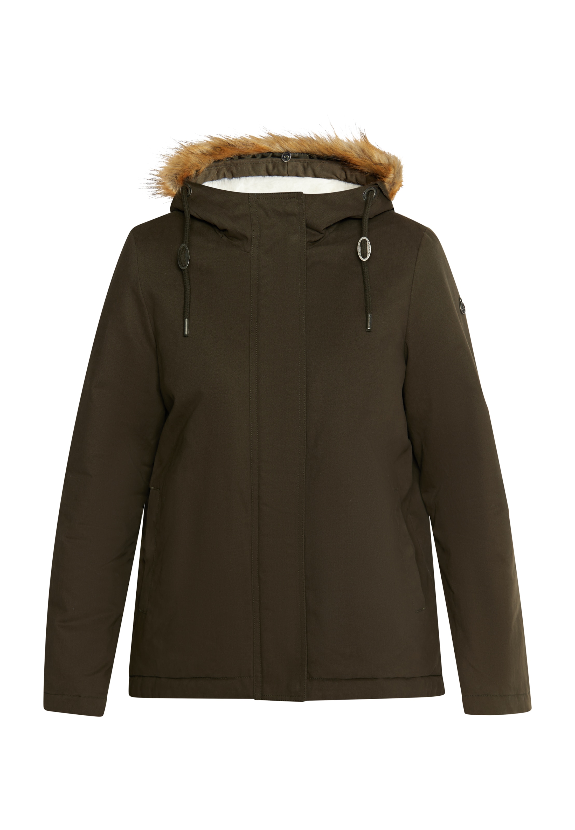 DreiMaster Vintage Зимно яке 'Imane' в зелено: отпред