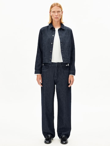 ARMEDANGELS Loose fit Jeans 'HAAYI HERRINGBONE' in Blue