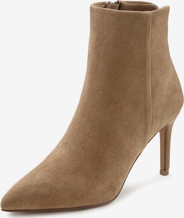 Bottines LASCANA en beige : devant