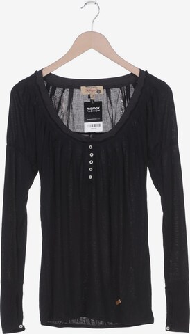 khujo Langarmshirt M in Schwarz: predná strana