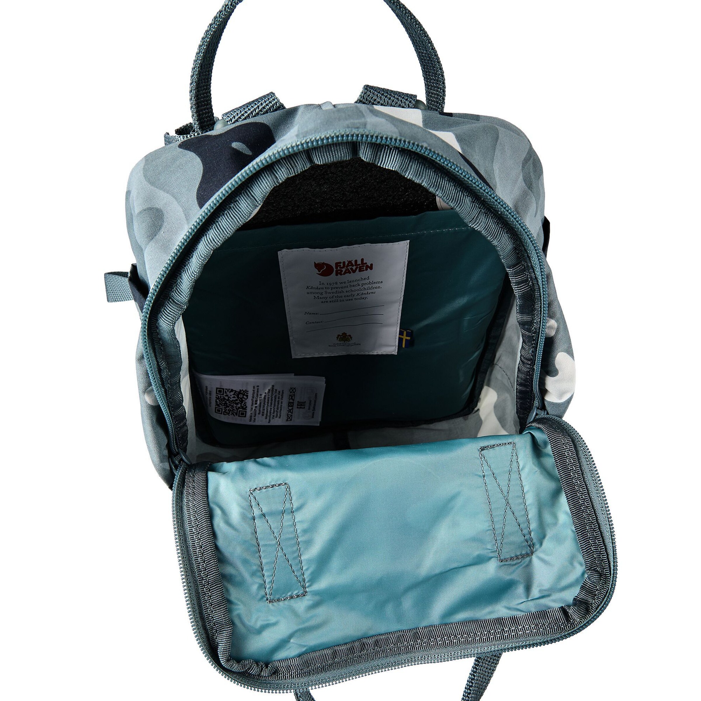 Sac à dos 'Kånken Graphics' Fjällräven en bleu