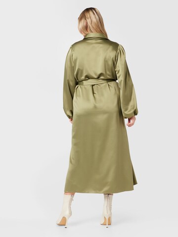 River Island Plus Shirt Dress in Green