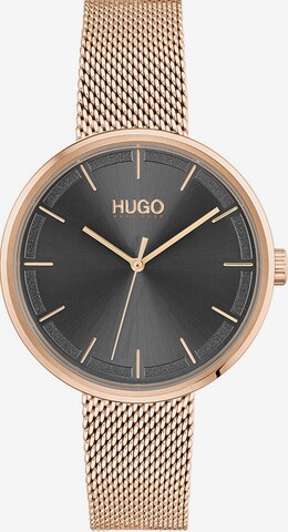 HUGO - Reloj analógico en oro: frente