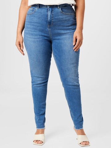 Slimfit Jeans 'BEA' di Zizzi in blu: frontale