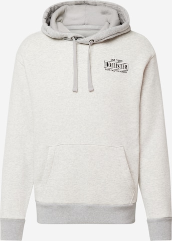 HOLLISTER - Sweatshirt em cinzento: frente