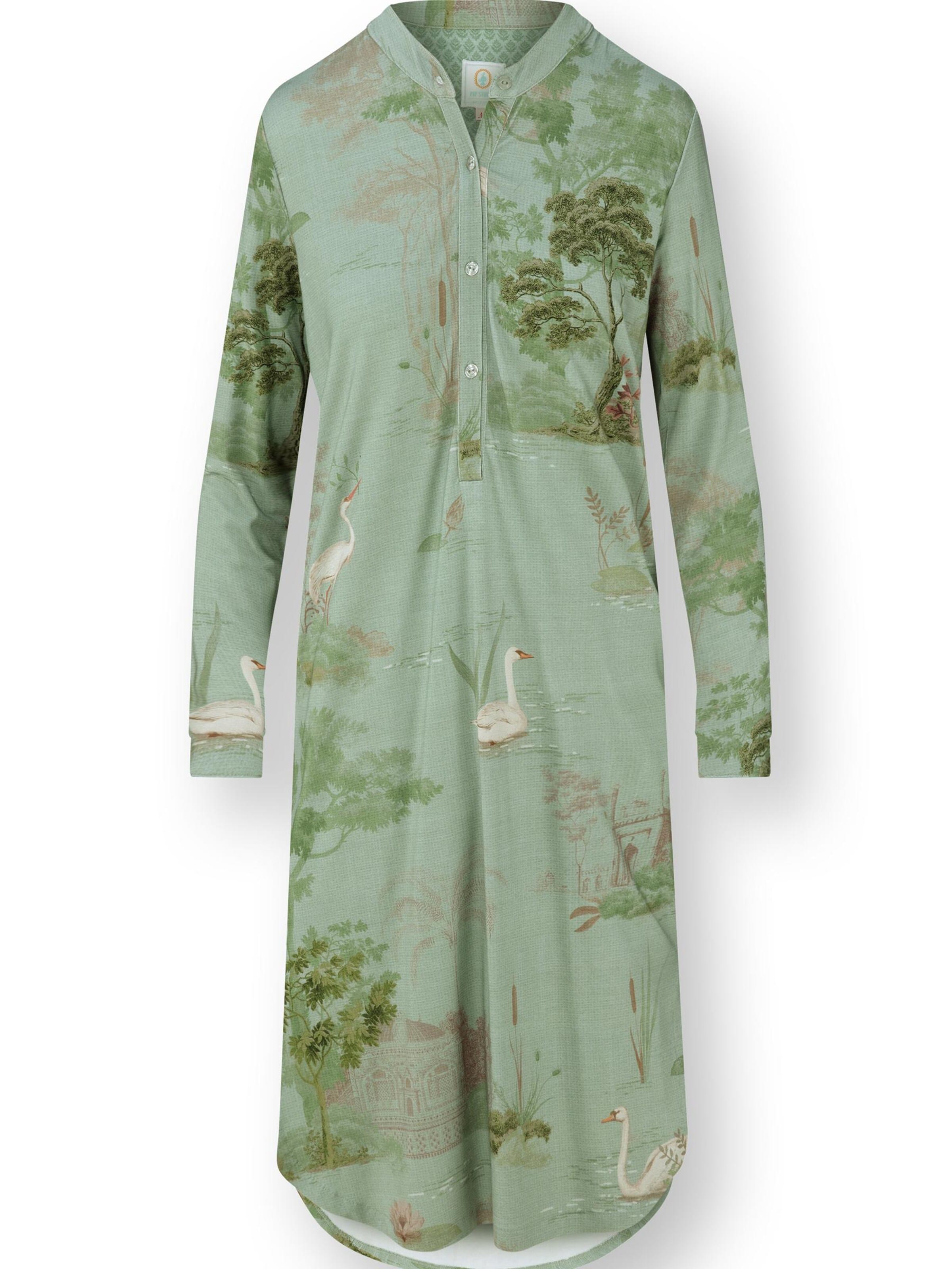 PIP STUDIO Nightgown in Green: front