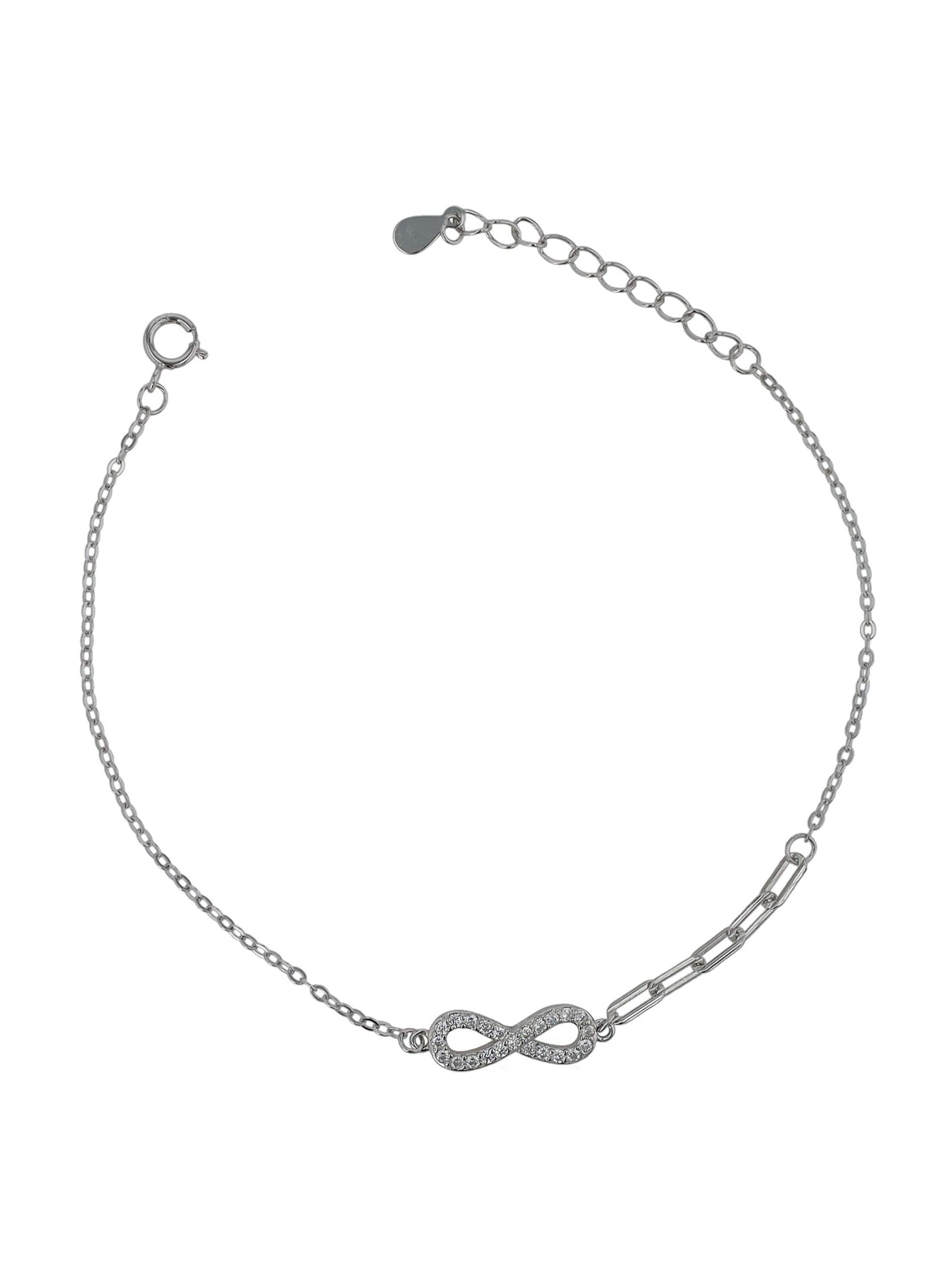 Akzent Bracelet 'Remy' in Silver: front