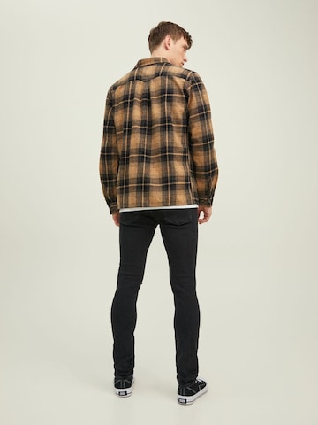 JACK & JONES Skinny Τζιν 'Liam' σε μαύρο