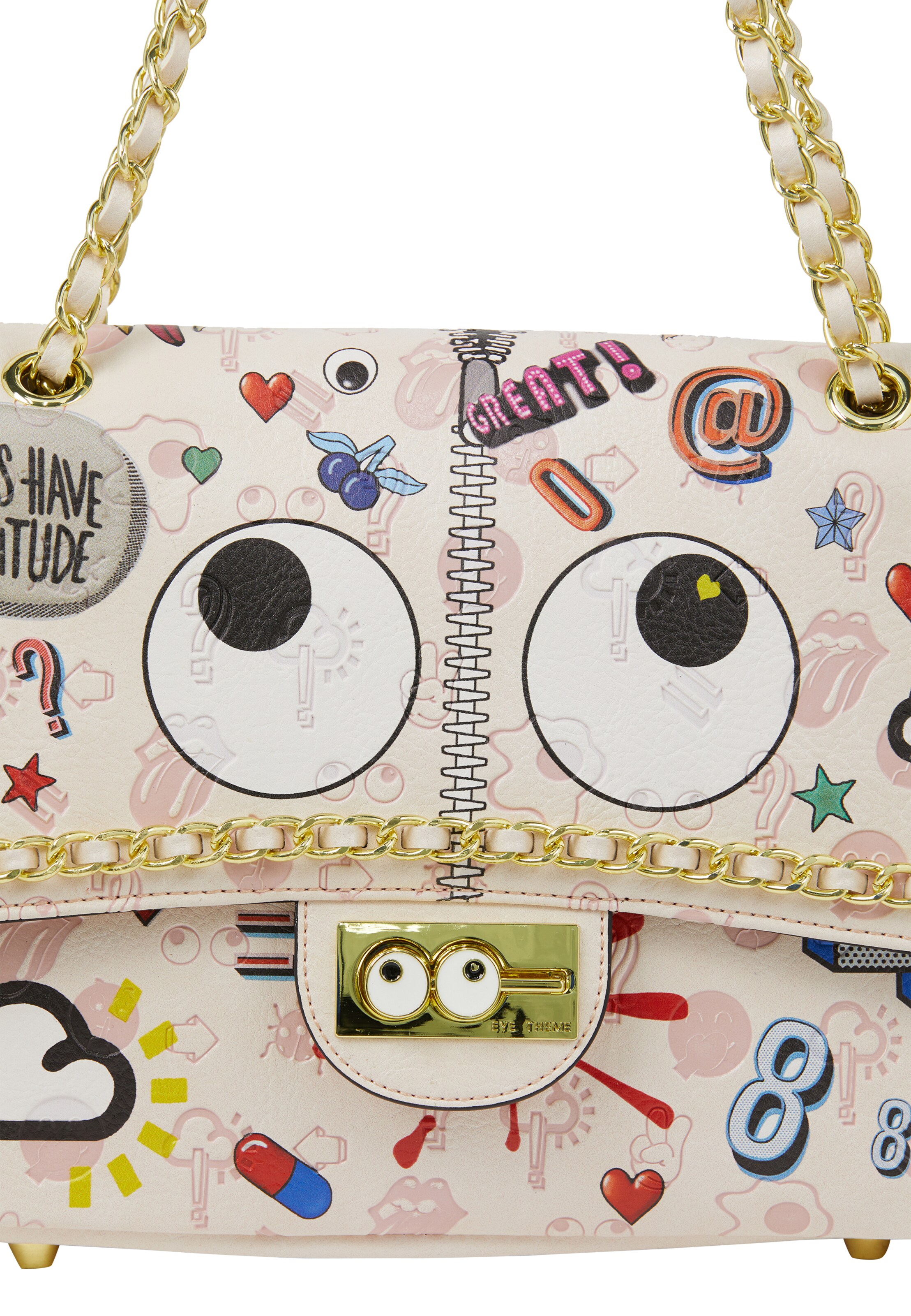 MYMOTorba za na rame 'Pop Eyetheme' - roza boja