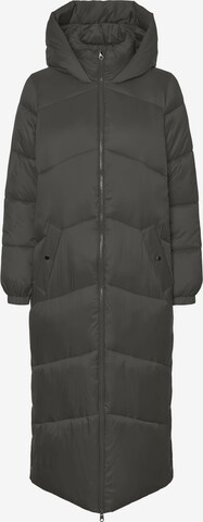 VERO MODA Wintermantel 'Uppsala' in Groen: voorkant