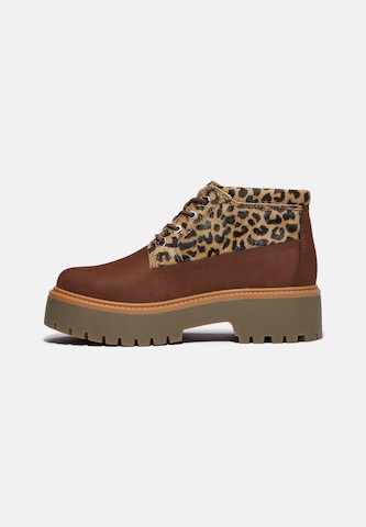 TIMBERLAND Ботинки на шнуровке в Коричневый