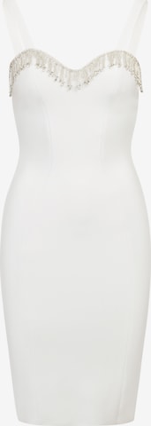 Robe de cocktail Kraimod en blanc : devant
