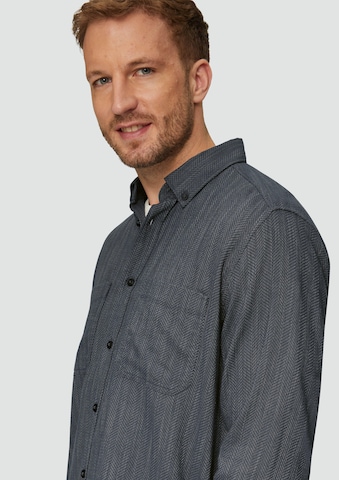 s.Oliver Regular fit Button Up Shirt in Grey