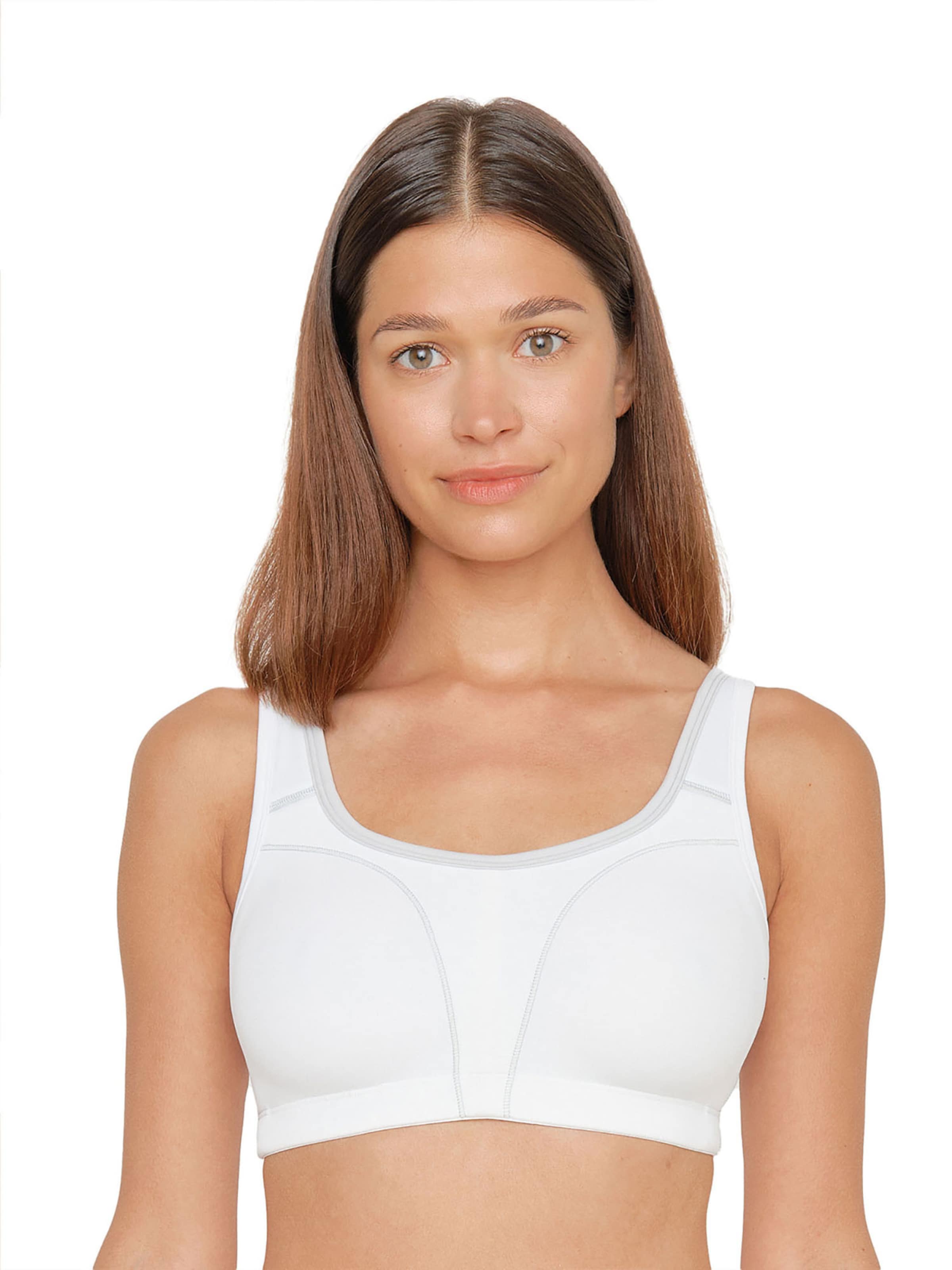 SUSA Bustier BH 'Move'‌‌ in Weiß: Vorderseite