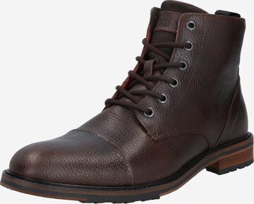 Bottines à lacets BULLBOXER en marron : devant