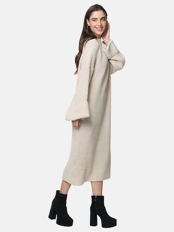 Elara Knit dress in Beige