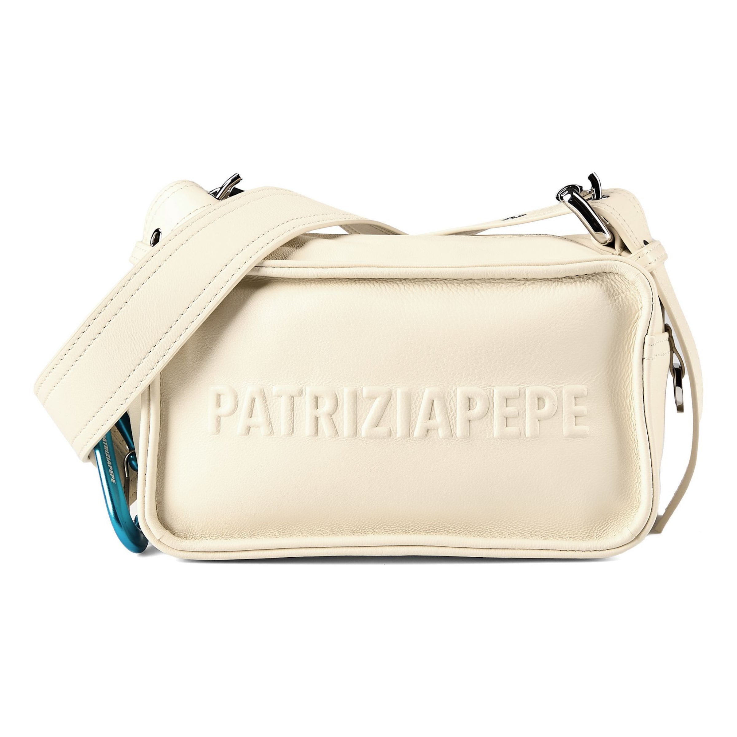 Sac à bandoulière PATRIZIA PEPE en blanc : devant