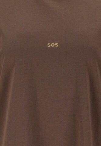 SOS Performance Shirt 'Mera' in Brown