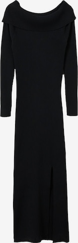 MANGO Pletené šaty 'Sharpei' - Čierna: predná strana