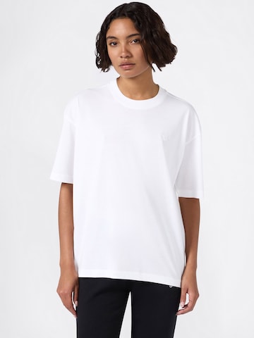 Champion Authentic Athletic Apparel Oversize tričko - Biela: predná strana