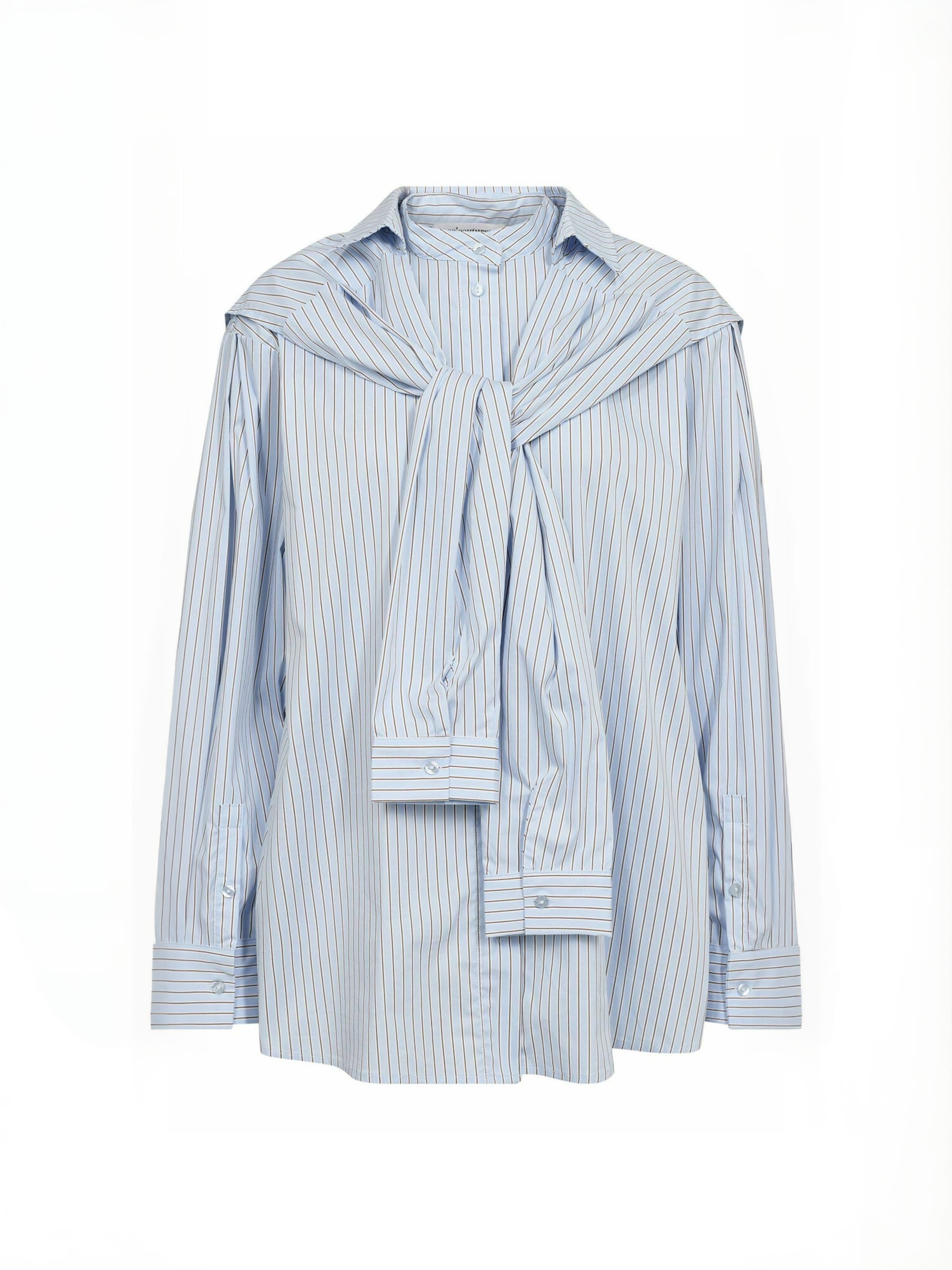 co'couture - Camiseta ' FioraCC ' en azul: frente