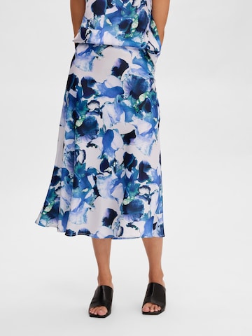 SELECTED FEMME Skirt 'Rachelle' in Blue: front