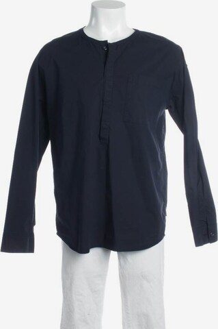 Woolrich Button Up Shirt in L in Blue: front
