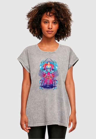 T-shirt 'Aquaman - Mera Dress' ABSOLUTE CULT en gris : devant