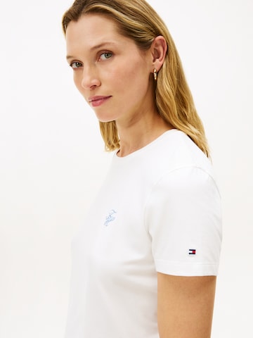 Tricou de la TOMMY HILFIGER pe alb