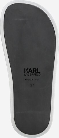 Karl Lagerfeld Mule in Silver