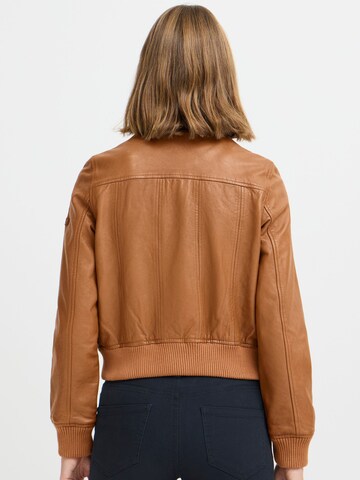 Veste mi-saison Oxmo en marron
